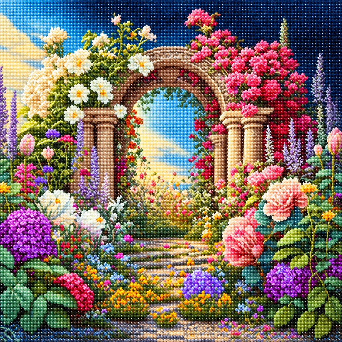 Magical Garden Archway Diamond Art Kit