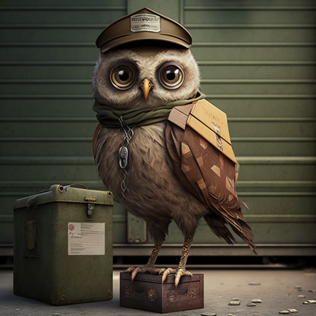 Mail Owl Diamond Art Kit