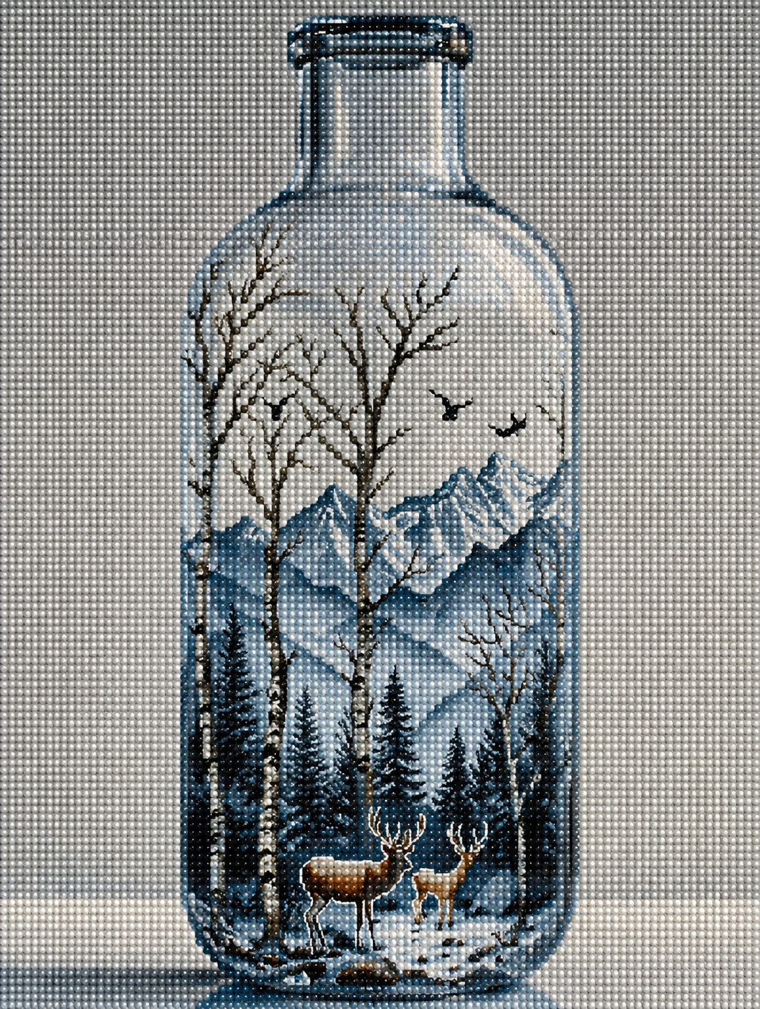 Mountains In A Bottle Diamond Art Kit