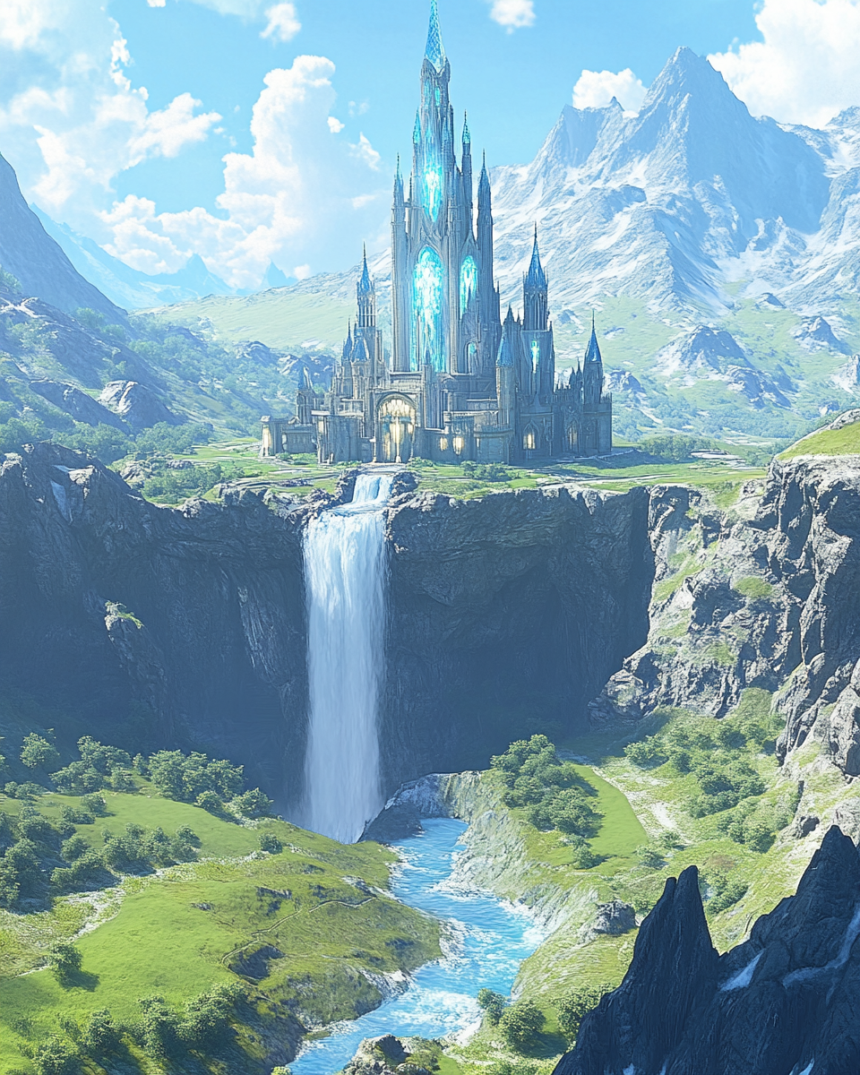 Mountain Wizard Castle Diamond Art Kit