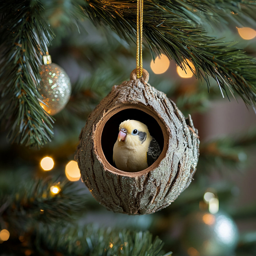 Peeking Cockatiel Diamond Art Kit