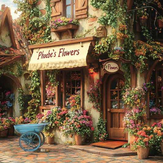 Phoebes Flowers Diamond Art Kit