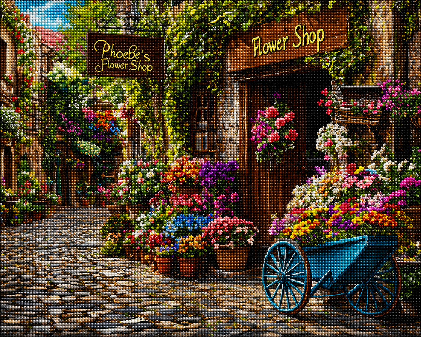 Phoebes Flower Shop Diamond Art Kit