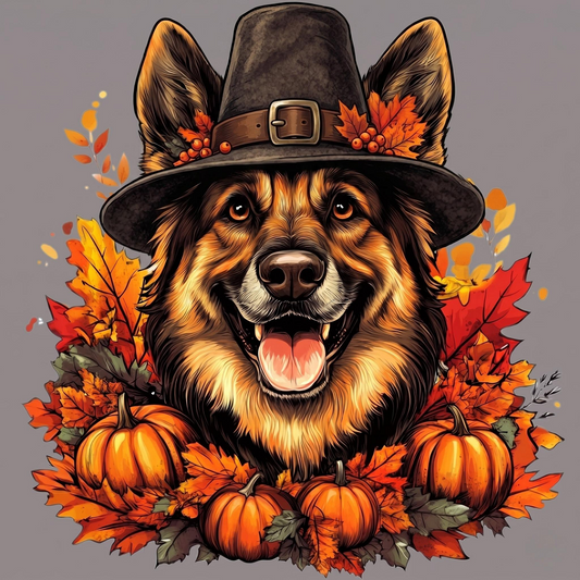 Pilgrim German Shepherd Diamond Art Kit