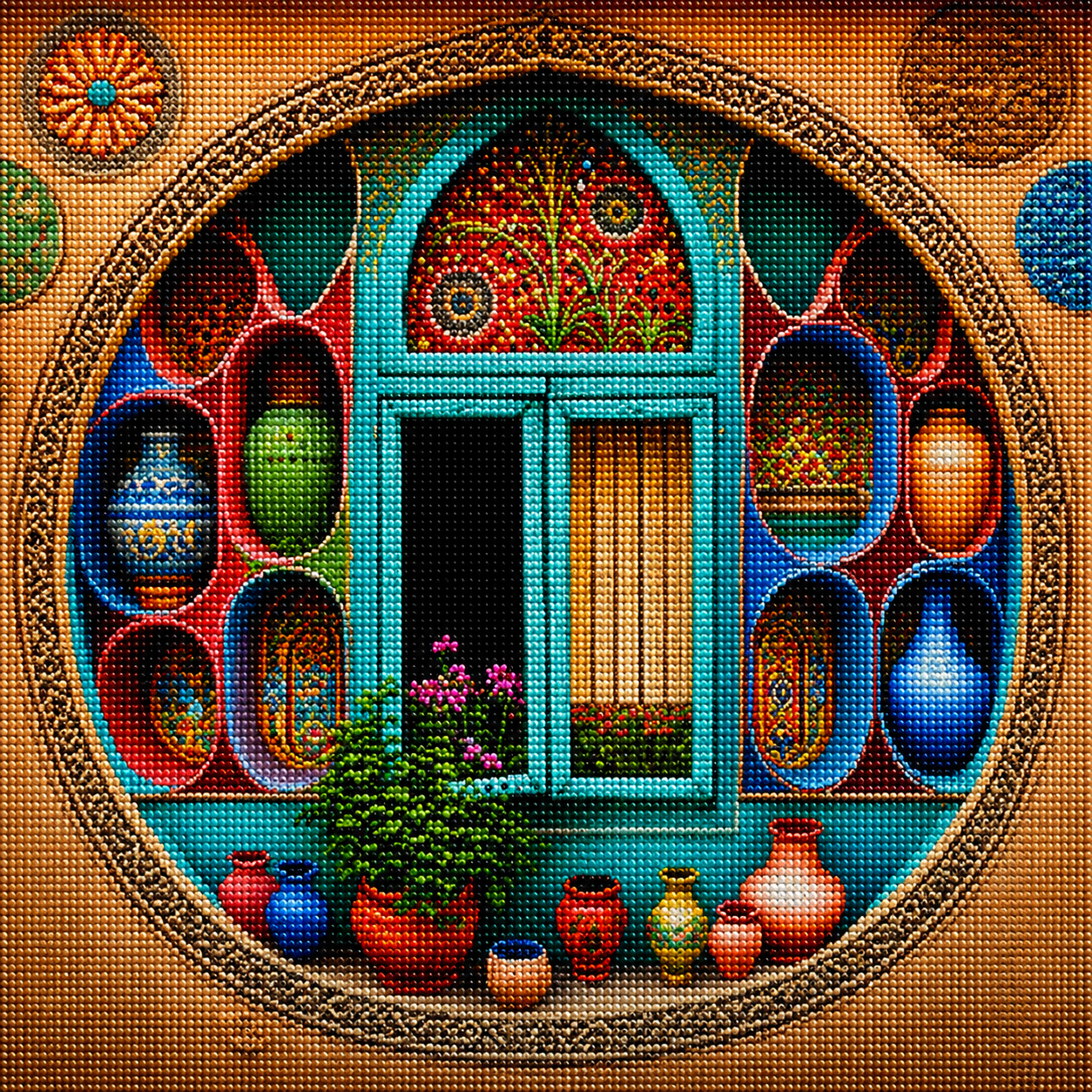 Pottery Window Diamond Art Kit