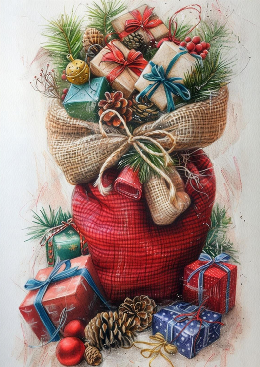 Presents and Pinecones Diamond Art Kit