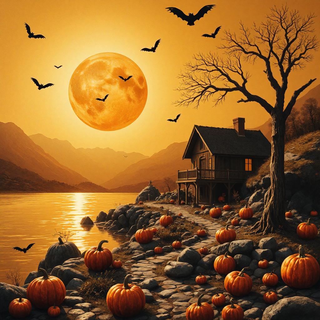 Pumpkin Path Diamond Art Kit