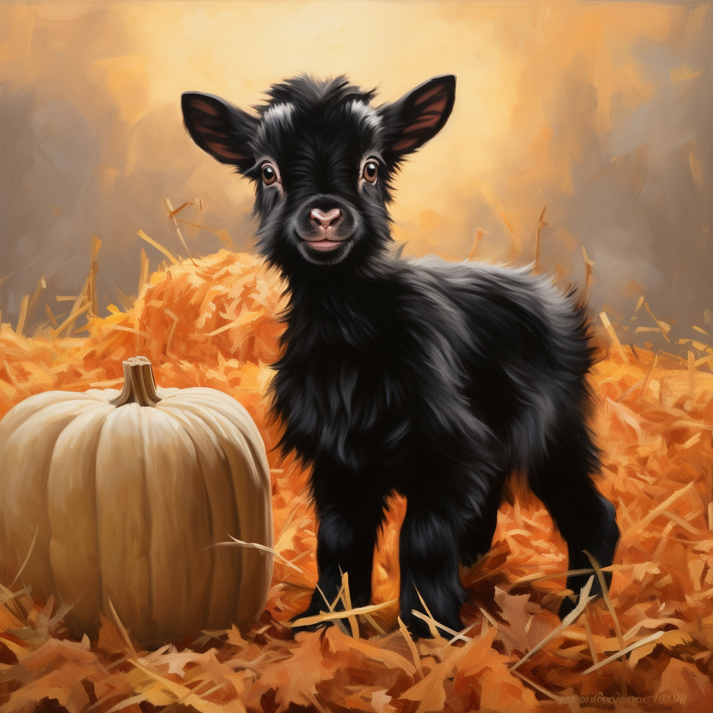 Pygmy Goat Kid Diamond Art Kit