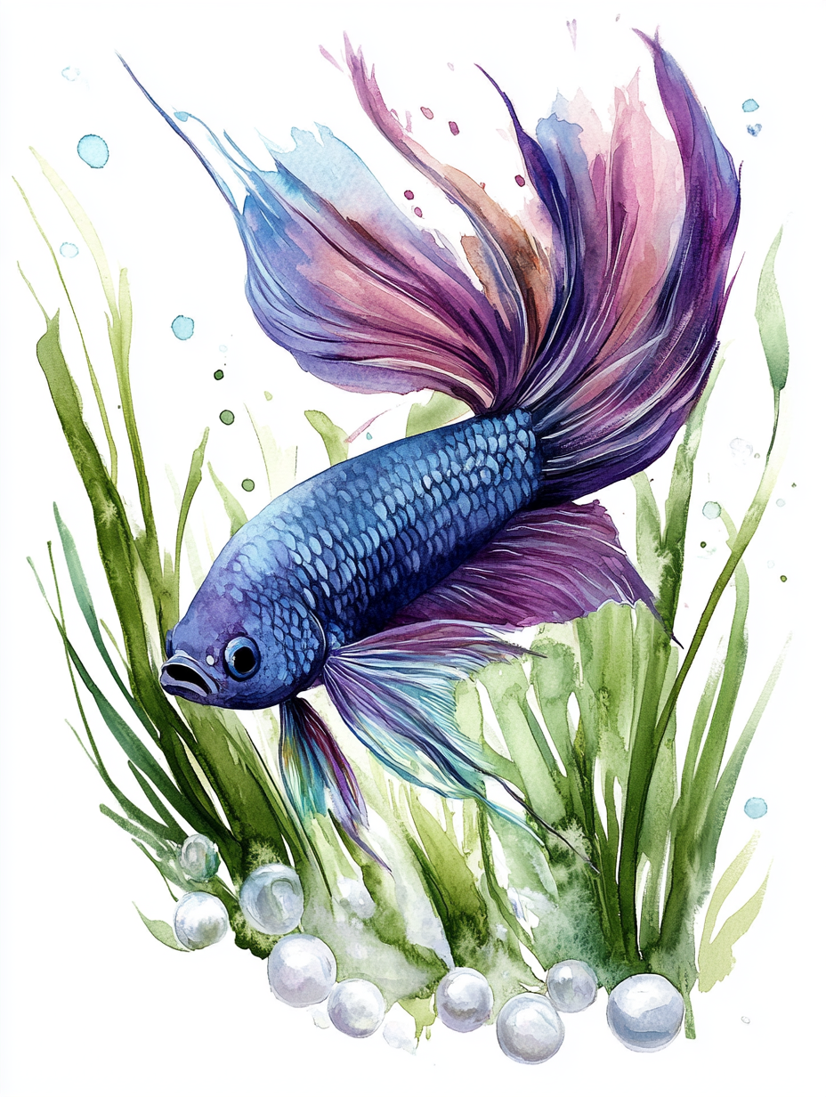 River Grass Betta Diamond Art Kit