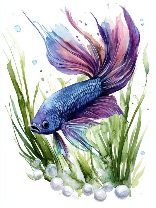 River Grass Betta Diamond Art Kit