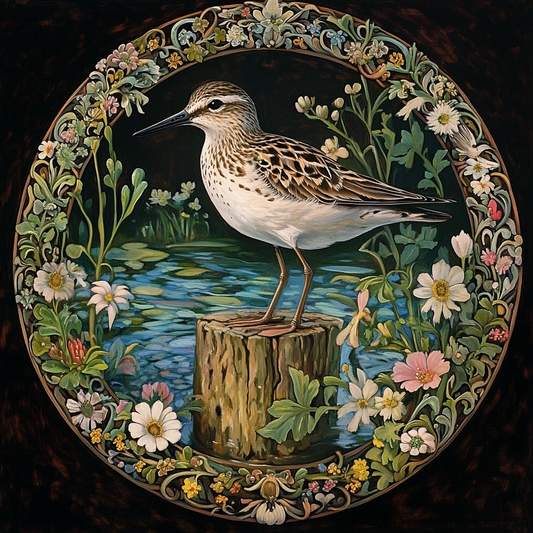 Sandpiper Circle Diamond Art Kit