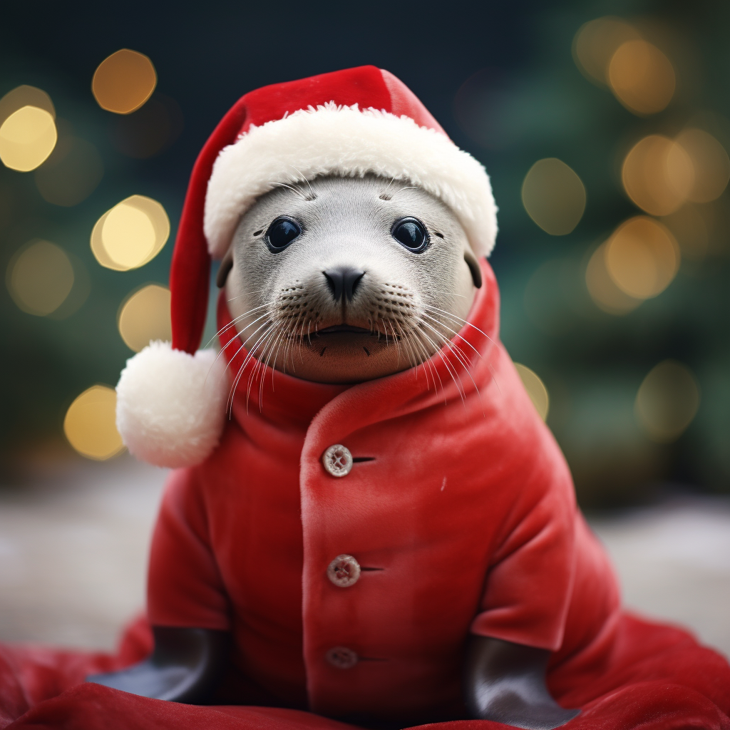 Santa Suit Seal Diamond Art Kit