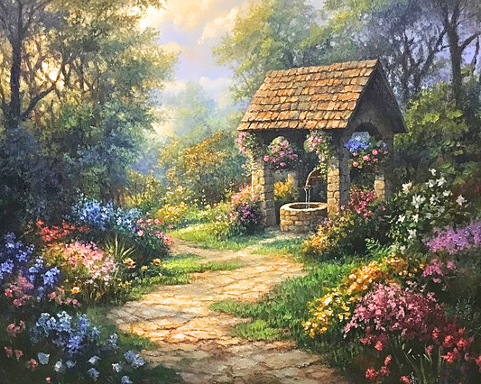 Secret Garden Well Diamond Art Kit