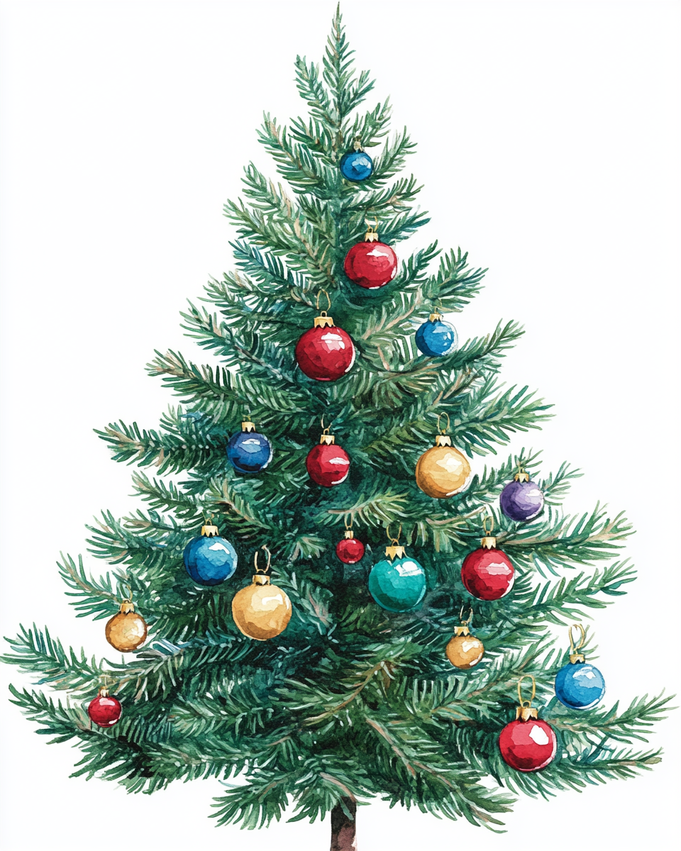 Simple Christmas Tree Diamond Art Kit
