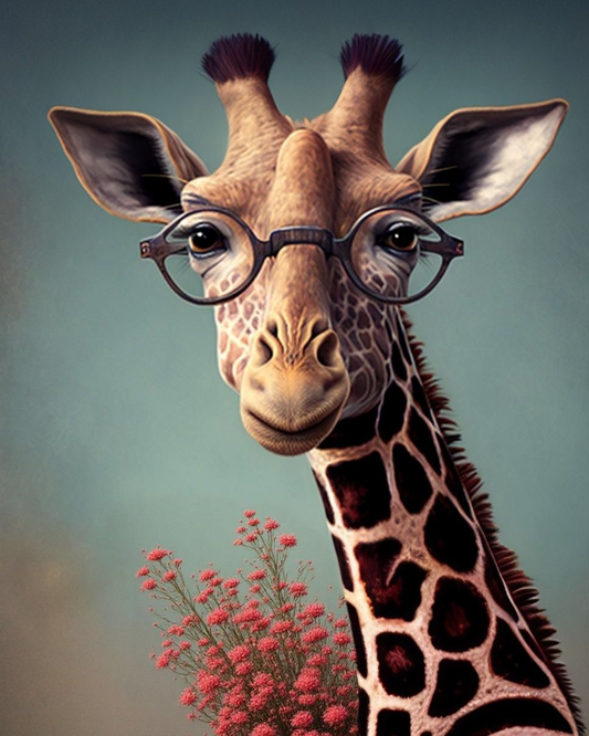 Smart Giraffe Diamond Art Kit