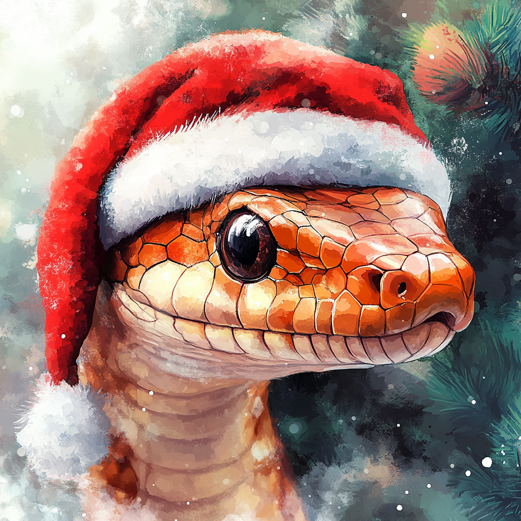 Snake Eye Santa Diamond Art Kit