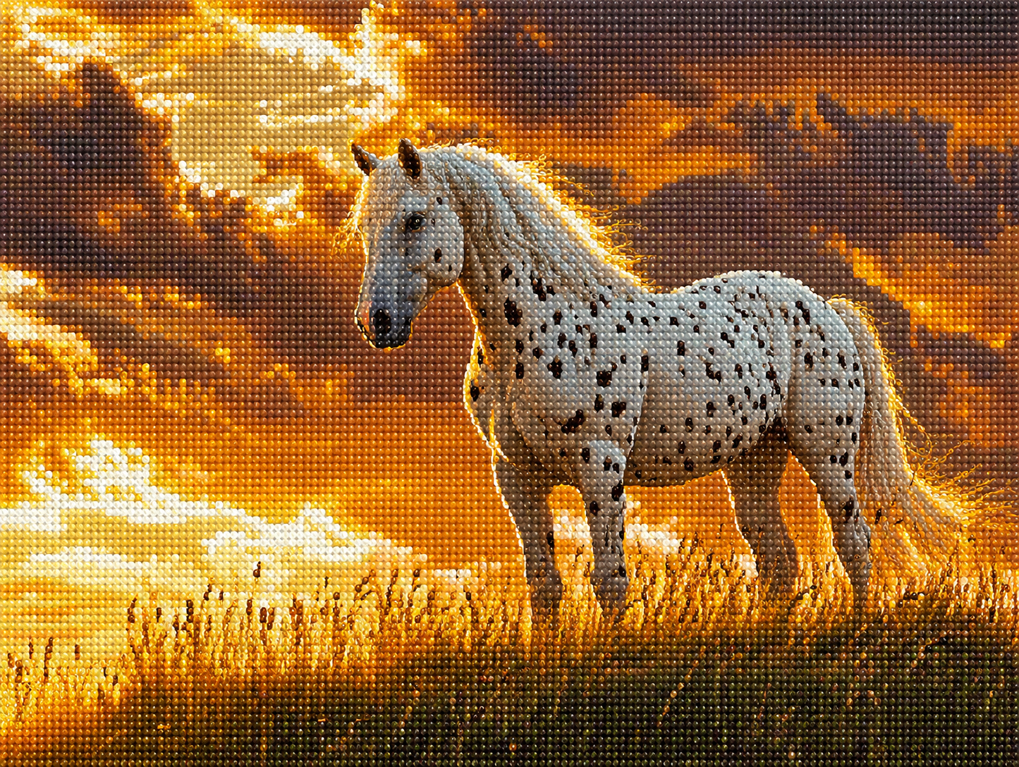 Spotted Mare Diamond Art Kit