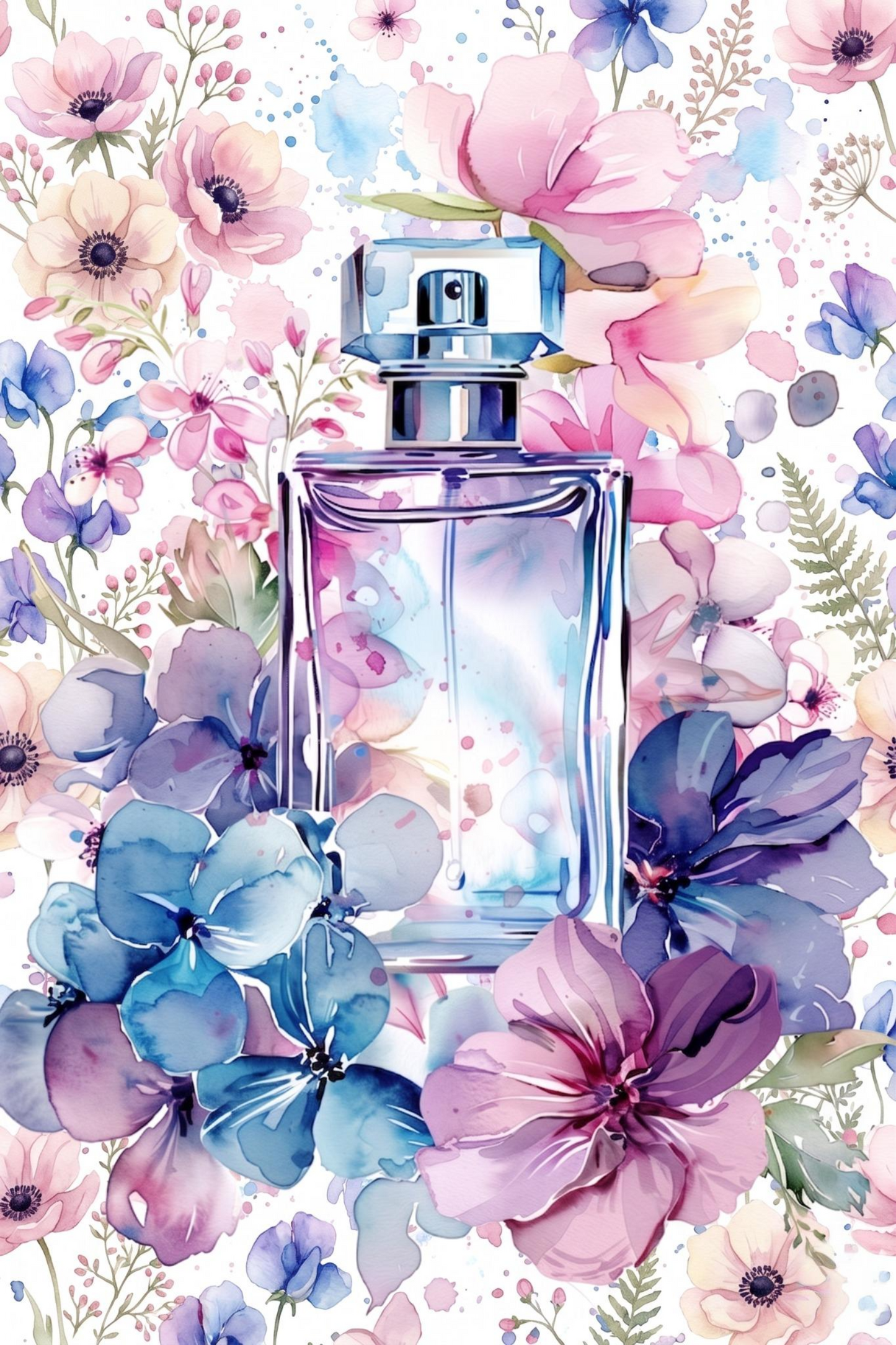 Spring Flowers And Perfume Diamond Art Kit