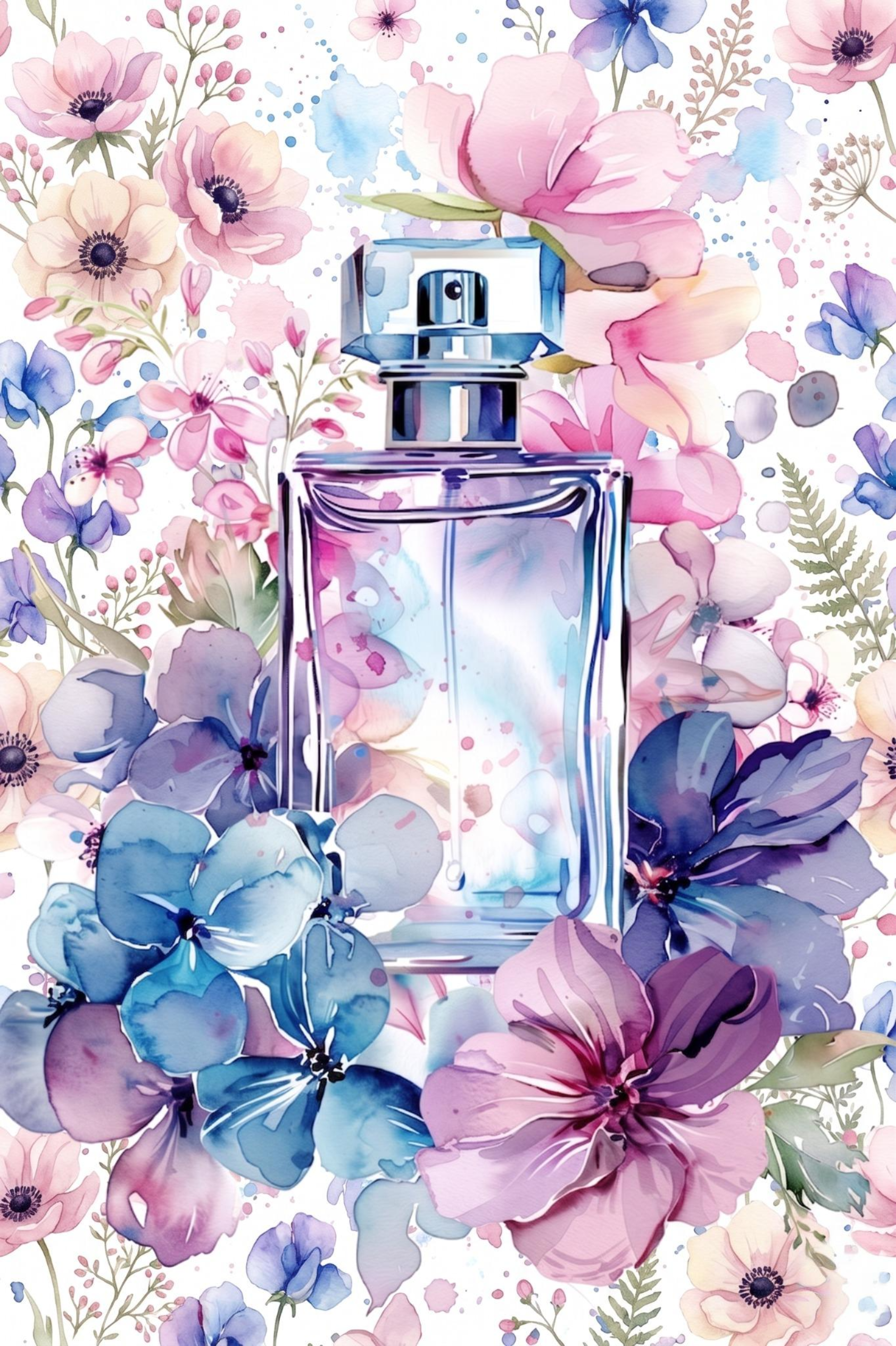 Spring Flowers And Perfume Diamond Art Kit