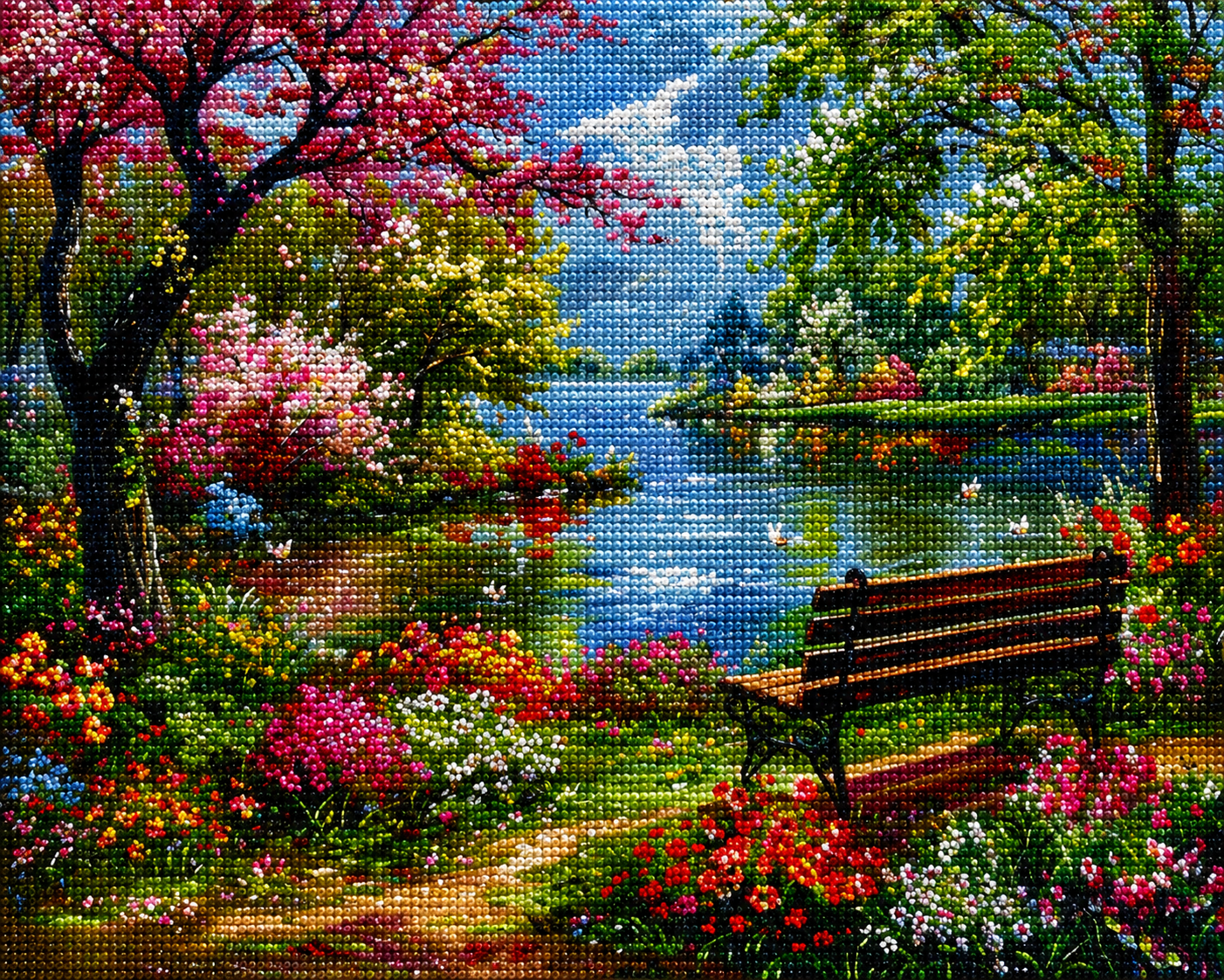 Spring In The Park Diamond Art Kit