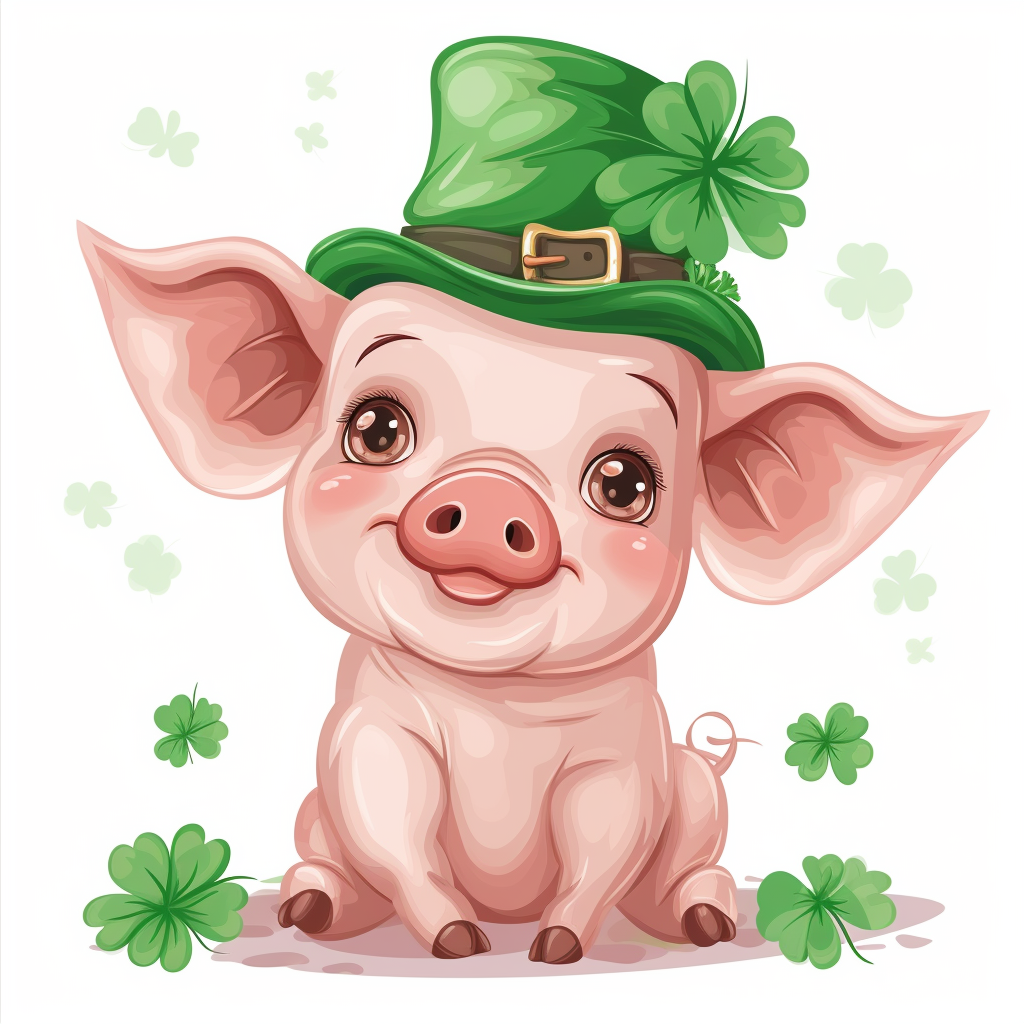 St. Patrick's Pig Diamond Art Kit