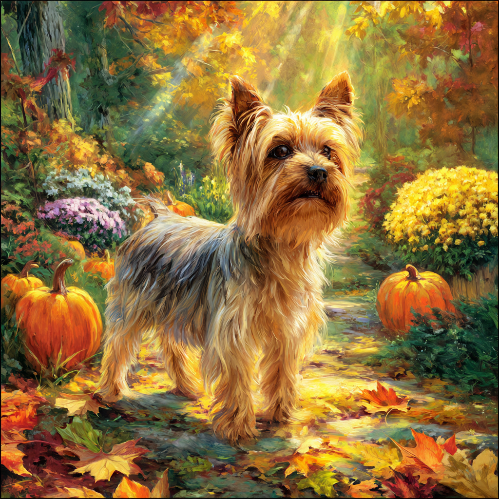 Sunlight Stream Yorkie Diamond Art Kit