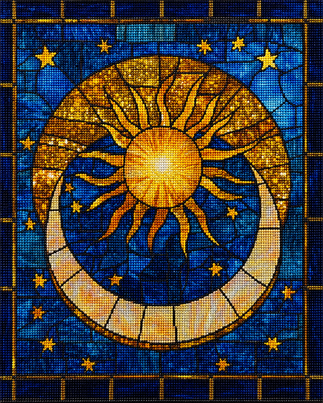 Sunrise Abstract Diamond Art Kit