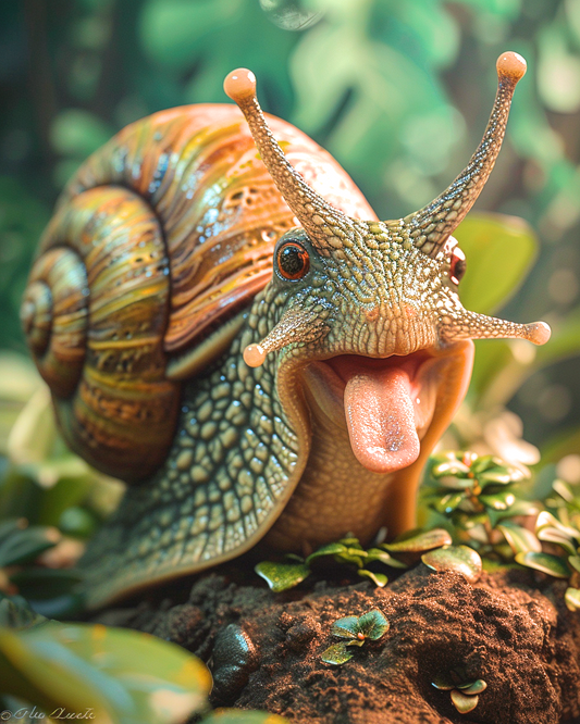 Tongue Out Snail Diamond Art Kit