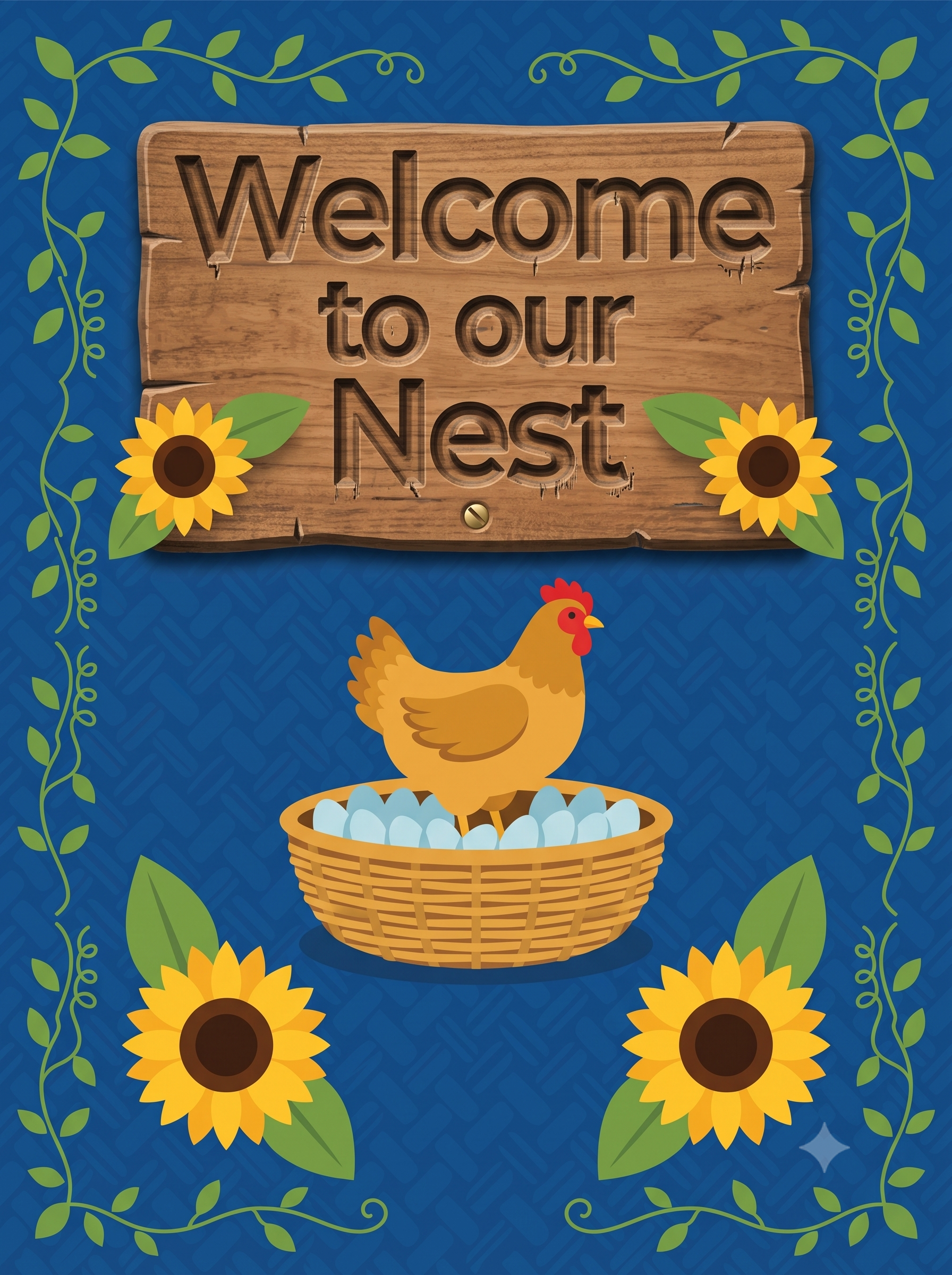 Welcome To Our Nest Diamond Art Kit