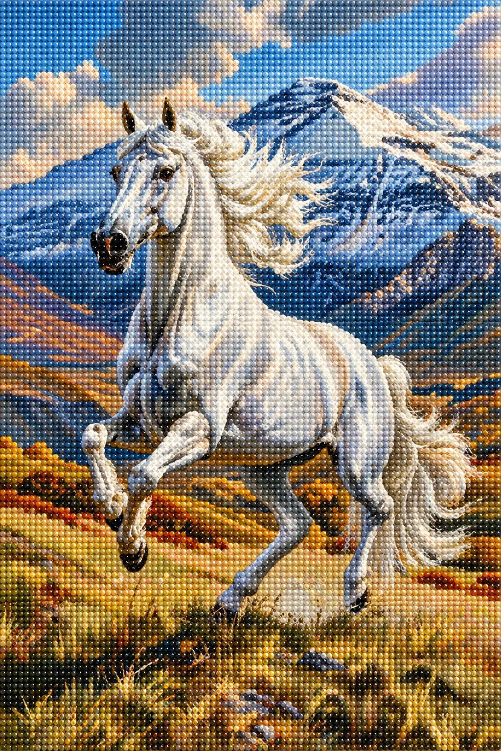 White Horse Mountain Diamond Art Kit
