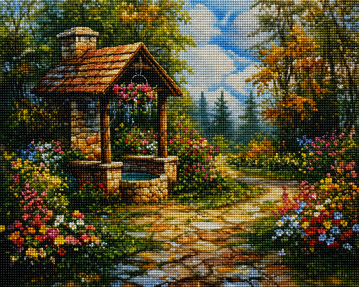 Wishing Well Diamond Art Kit