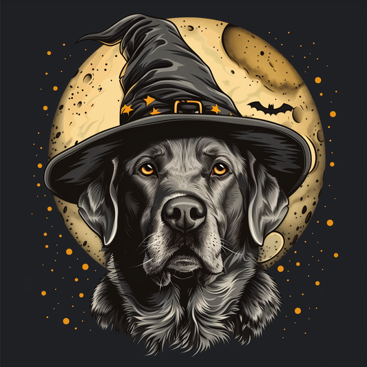 Wizard Hat Labrador Diamond Art Kit
