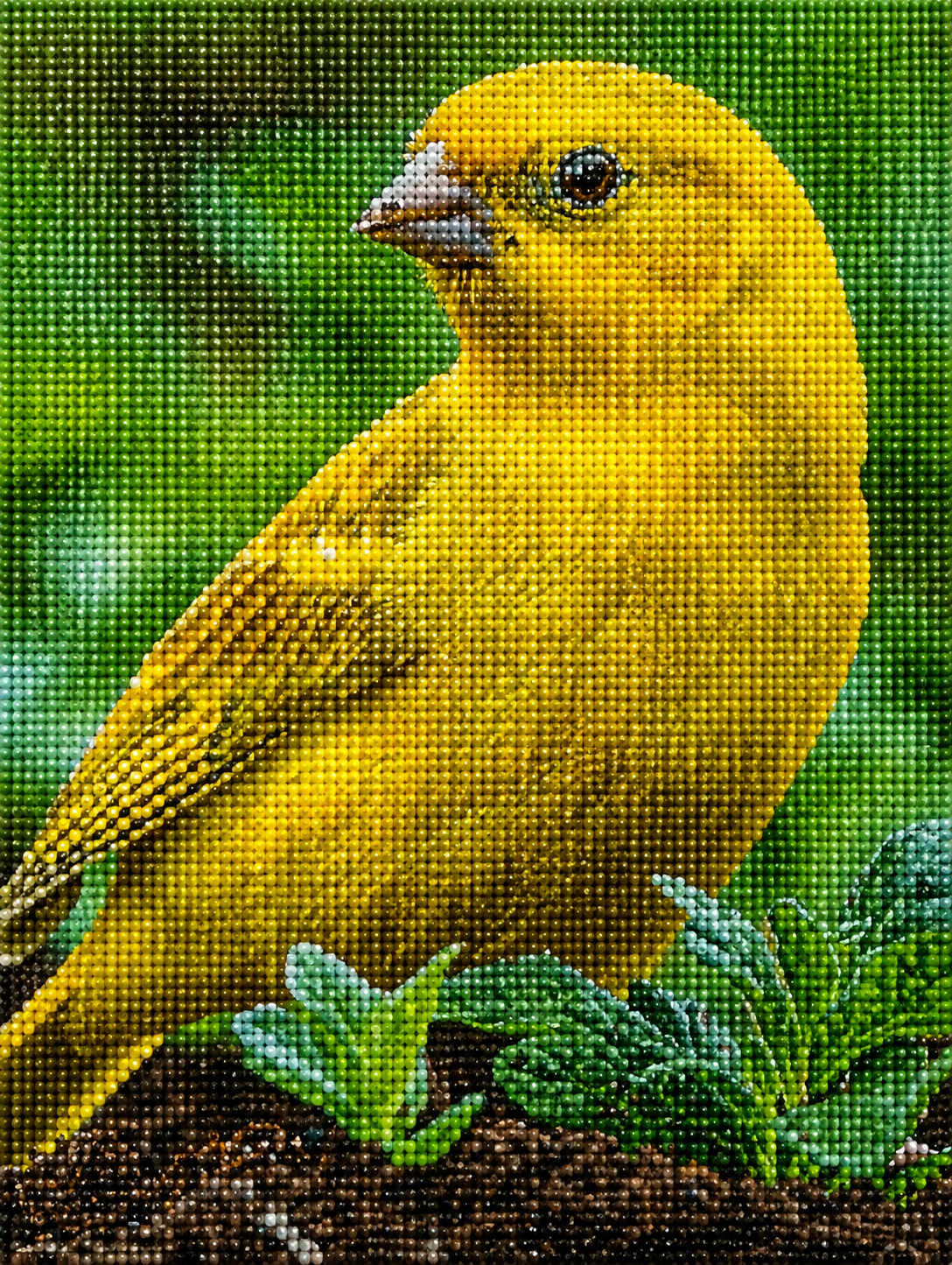 Yellow Canary Diamond Art Kit
