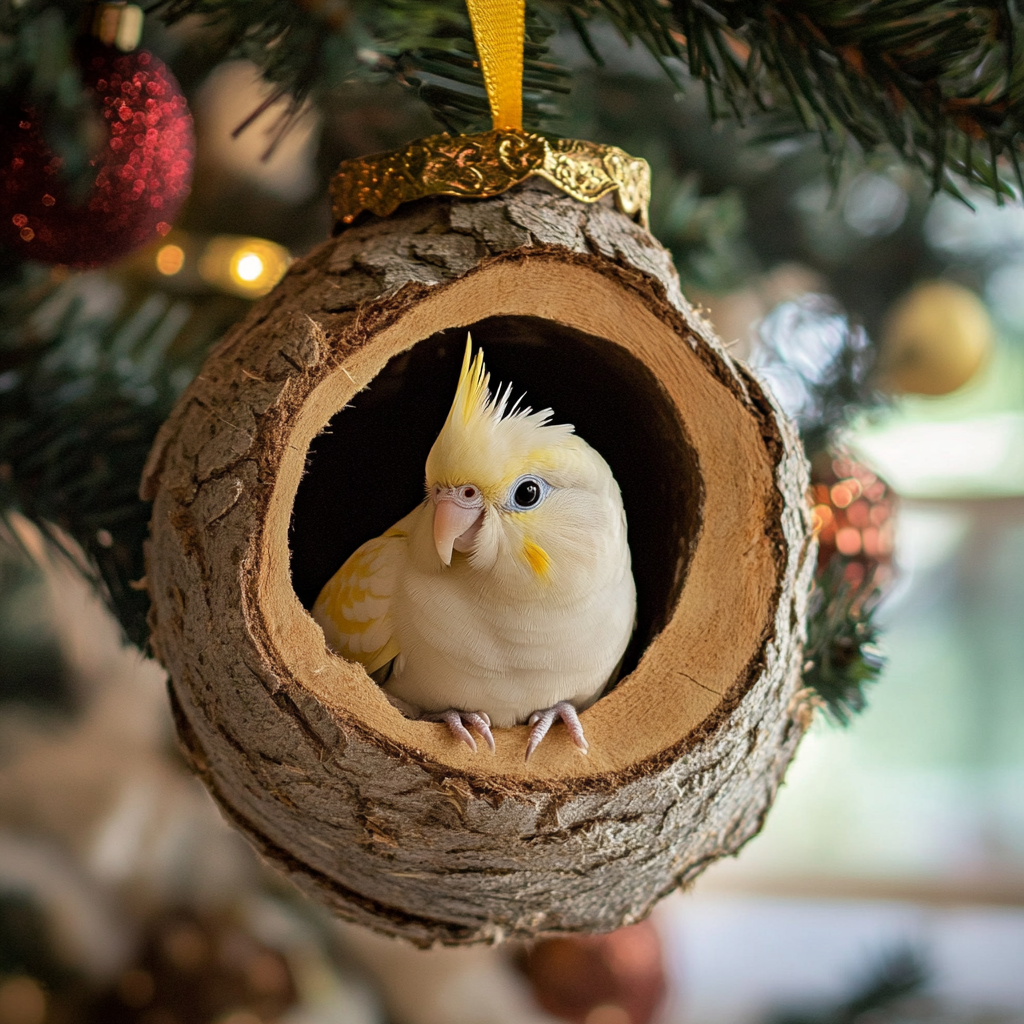 Yellow Cockatiel Ornament Diamond Art Kit