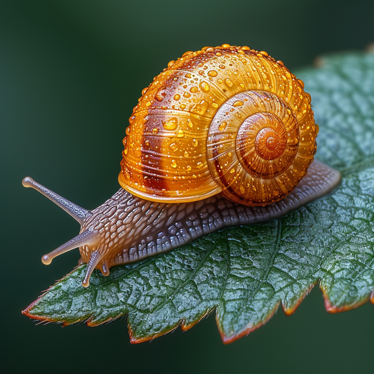 Yellow Shell Snail Diamond Art Kit