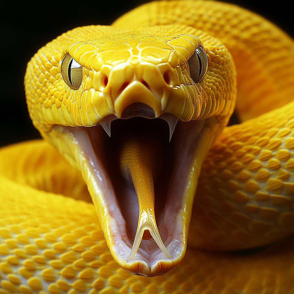 Yellow Snake Bite Diamond Art Kit