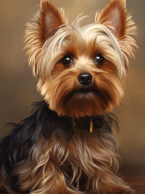 Yorkie Portrait Diamond Art Kit