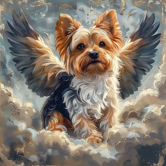 Yorkshire Terrier Angel Diamond Art Kit