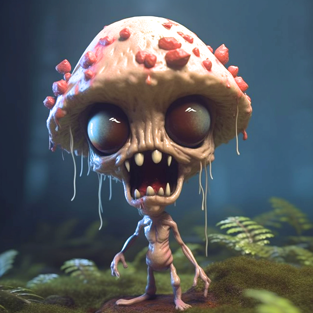 Zombie Mushroom Diamond Art Kit